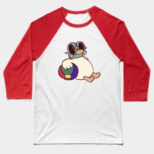 summer duck goes to the beach in beach break / children cartoon Baseball T-Shirt